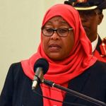 Tanzanian President Samia Suluhu Hassan.