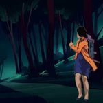 Run through the forest.