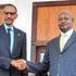Rwandan President Paul Kagame and Uganda’s Yoweri Museveni.