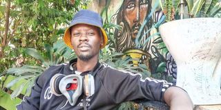 Visual Artist Alex Kwizera.
