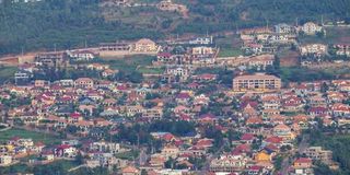 A new residential area on Rebero hill in Kigali City.
