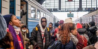 African students in UKraine.