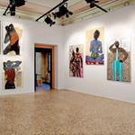 Paintings by Collin Sekajugo at the Venice Biennale Arte 2022.