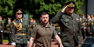 Ukrainian President Volodymyr Zelensky.