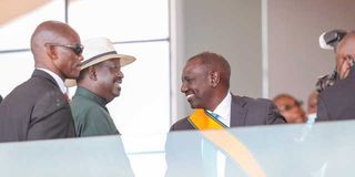 Raila Odinga and William Ruto.