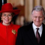 Queen Mathilde and King Philippe of Belgium.