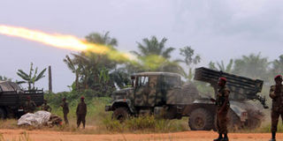 DRC soldiers.