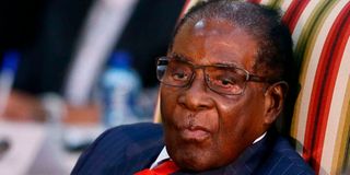 Zimbabwe's former president Robert Mugabe.