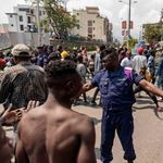 Congo protest.