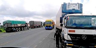 Trucks.
