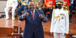 Kenyan President Uhuru Kenyatta 