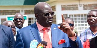 Kenya's Education Cabinet Secretary George Magoha.