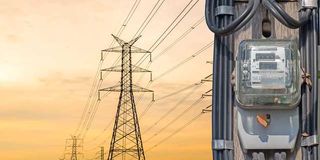 Power lines.