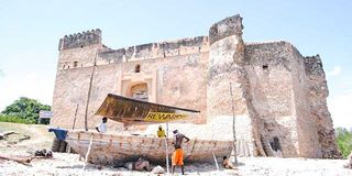The Portuguese fort in Kilwa built by Dom Franscisco de Almeida.