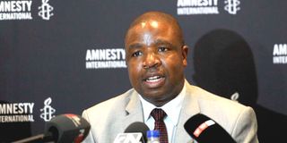 Deprose Muchena, Amnesty International director.