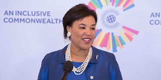 Commonwealth Secretary-General  Patricia Scotland.