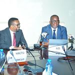 Kassahun Follo, the general secretary of HACTU, his deputy Omar Faruk Osman and Alexio Musindo