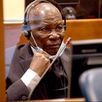 Félicien Kabuga at the Hague.
