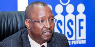 Richard Byarugaba, managing director of National Social Security Fund Uganda. 