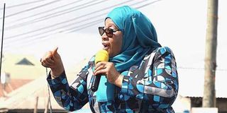 Tanzanian President Samia Suluhu