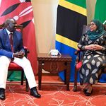 Kenyan President William Ruto and Tanzania's Samia Suluhu.
