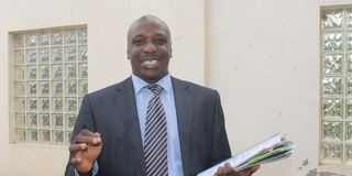 Kenyan lawyer Apollo Mboya 
