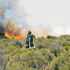 fire burns on Mount Kilimanjaro in 2020.