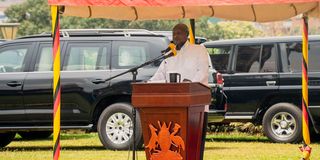 Ugandan President Yoweri Museveni