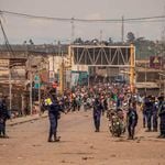 DR Congo police block anti-Rwanda protesters