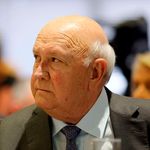 Last apartheid South African president Frederik Willem de Klerk.