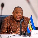 Kenya's former president Uhuru Kenyatta 