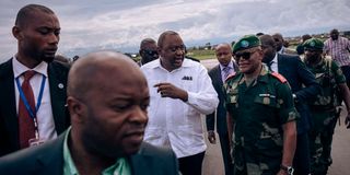 Former Kenyan president Uhuru Kenyatta 