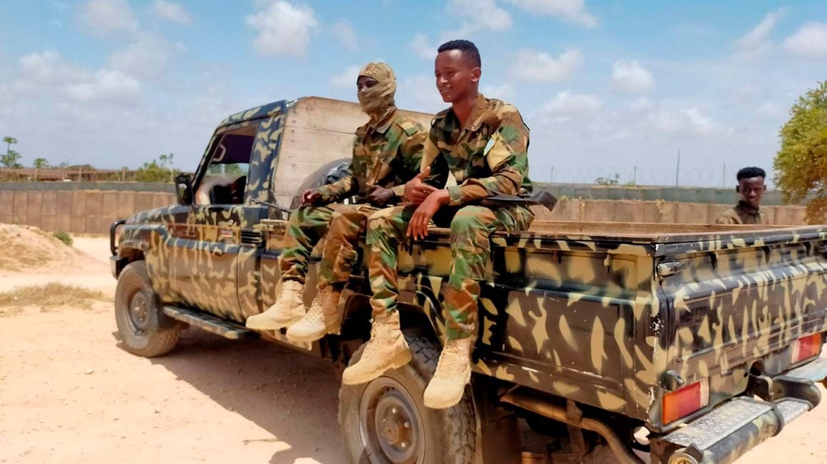 Somali National Army soldiers 