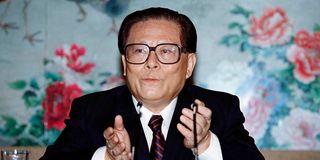 China's former president Jiang Zemin 