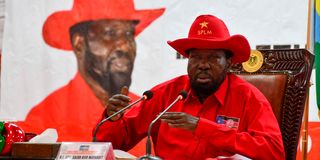 South Sudan's President Salva Kiir.