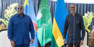 Felix Tshisekedi and Rwanda’s Paul Kagame