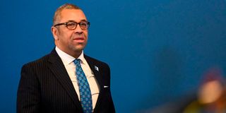 UK Foreign Secretary James Cleverly 