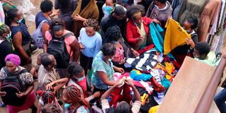 Kenyans shop for clothes Christmas 2021