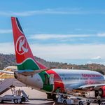 A Kenya Airways plane