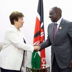Kenyan President William Ruto with IMF's Kristalina Georgieva 