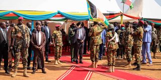 Soldiers of the South Sudan People's Defence Forces