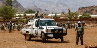 Rwandan peacekeepers in Sudan's Darfur 