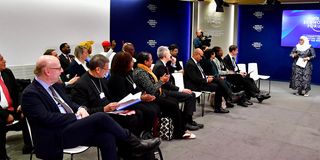President Samia Suluhu Hassan in Davos