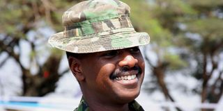 Uganda's General Muhoozi Kainerugaba 