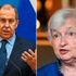 Russian Foreign Minister Sergey Lavrov, US Treasury Secretary Janet Yellen 