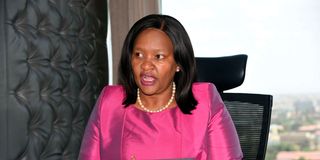 Kenya's Kenya’s minister for East African Community Rebecca Miano 