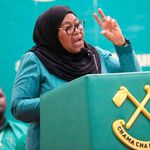 Tanzanian President Samia Suluhu Hassan