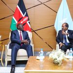 President William Ruto and Somalia's Hassan Sheikh Mohamud