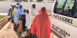 Rescued girls prepare to reunite with their families