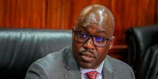 Kenya’s Foreign Affairs Principal Secretary Korir Sing’oei 